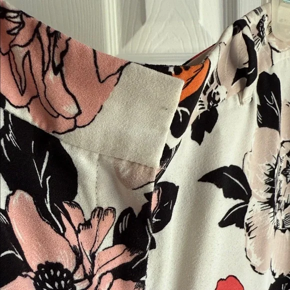 Ann Taylor Floral Wide-Leg Pants - Picture 3 of 5